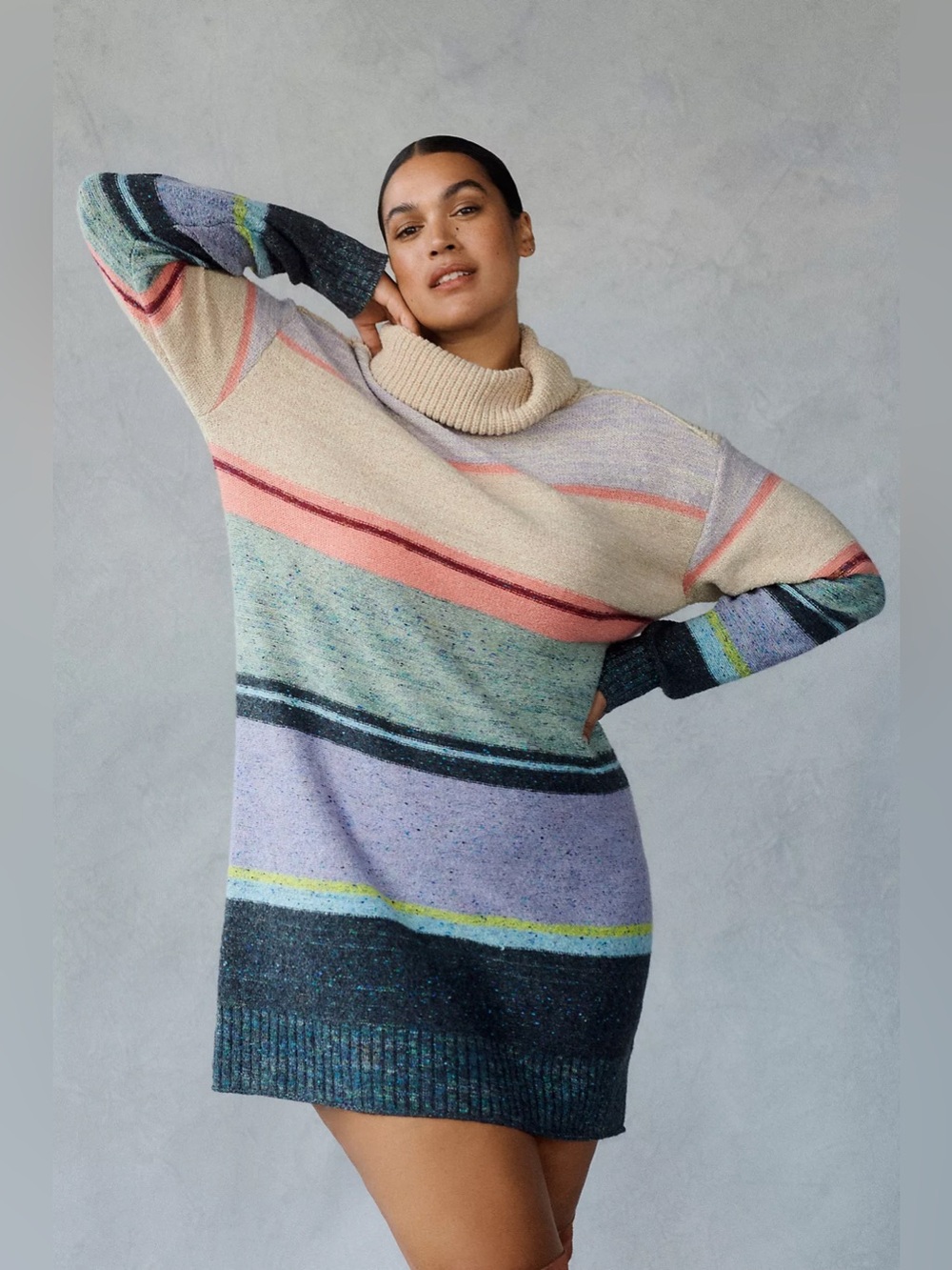Daily Practice by Anthropologie Turtleneck Sweater Dress